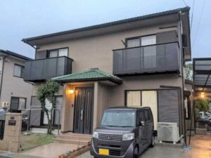 東員町　タマホーム　ツートンカラー外壁塗装　施工例