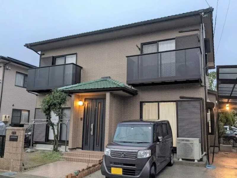 東員町　タマホーム　ツートンカラー外壁塗装　施工例の写真