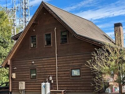 東郷町 ディーログハウス風 外壁塗装 施工例 塗装前 イメージ