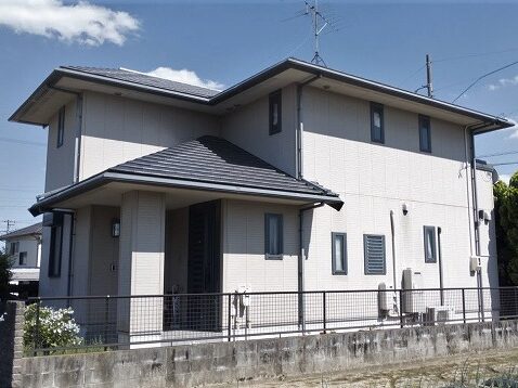 江南市 ミサワホーム 外壁ダブルトーン塗装施工前 イメージ