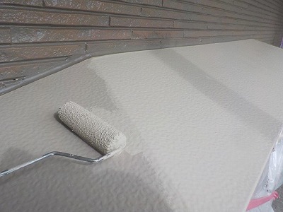 鈴鹿市 タマホーム ツートンカラー外壁塗装 施工例 出窓天端塗装 イメージ