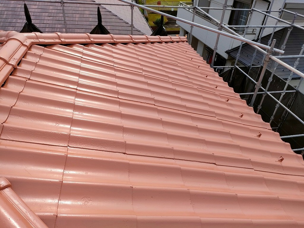 桑名　和風住宅　U瓦屋根塗り替え　完成　イメージ"
