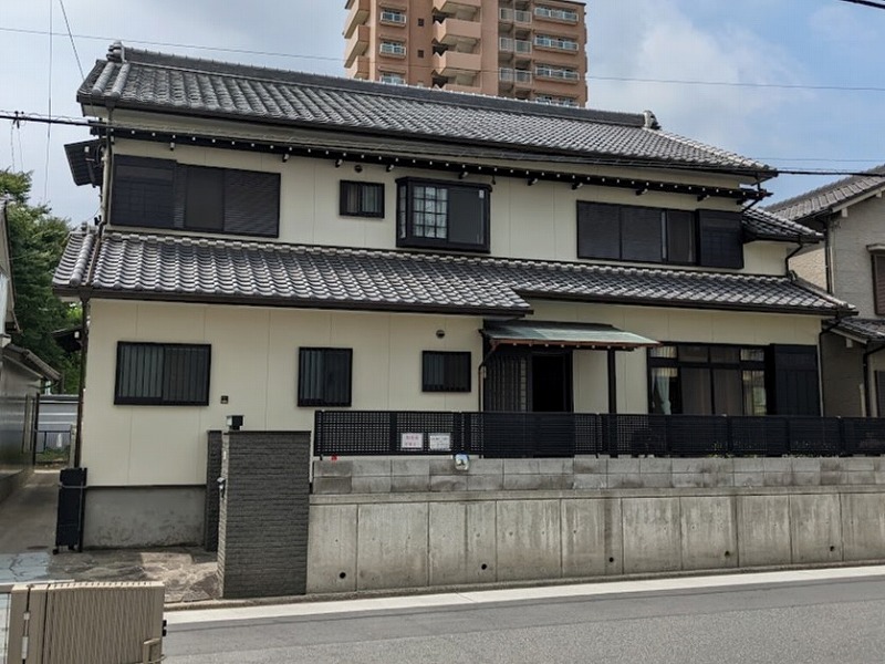 名古屋市港区　趣きある和風住宅　外壁塗装　施工例の写真