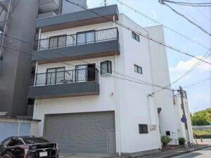 名古屋市千種区　ALC　３階建て住宅　外壁塗装　施工例