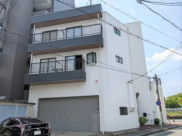 名古屋市千種区　ALC　３階建て住宅　外壁塗装　施工例の写真