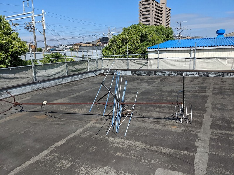 塗装日報｜緑区の現場から　屋上防水