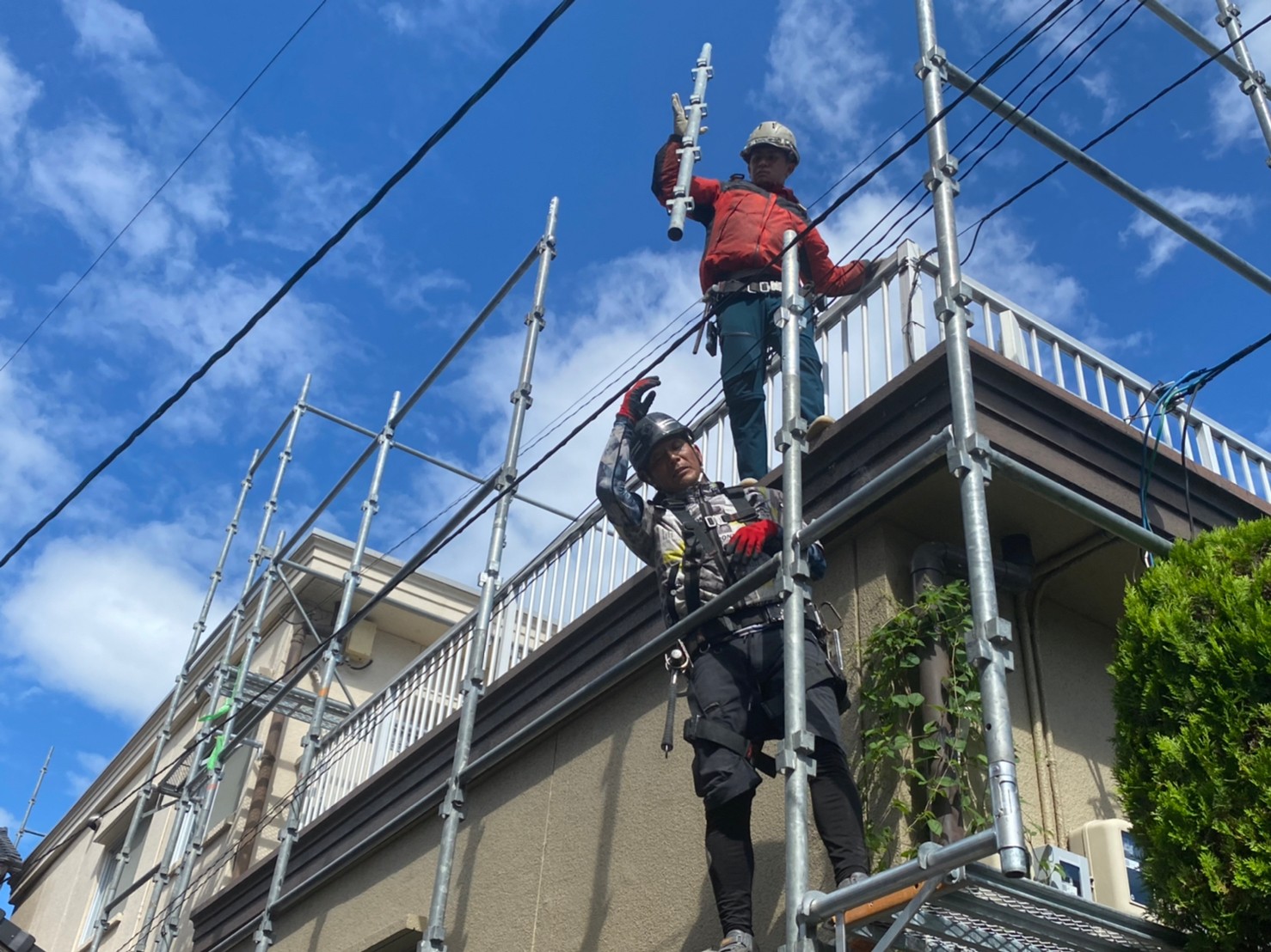 名古屋市北区　足場工事6　イメージ