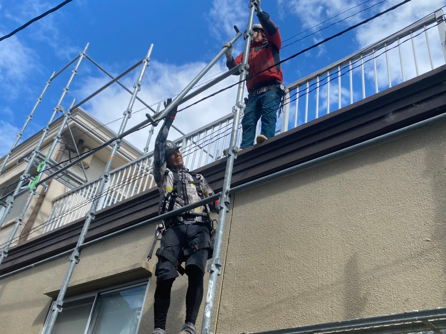 名古屋市北区　足場工事5　イメージ