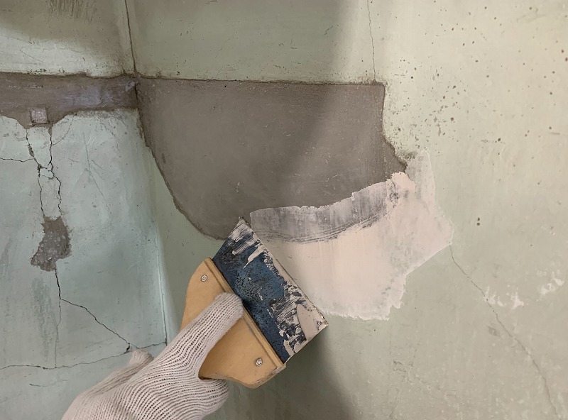 塗装日報｜瑞穂区　店舗塗装　下地補修