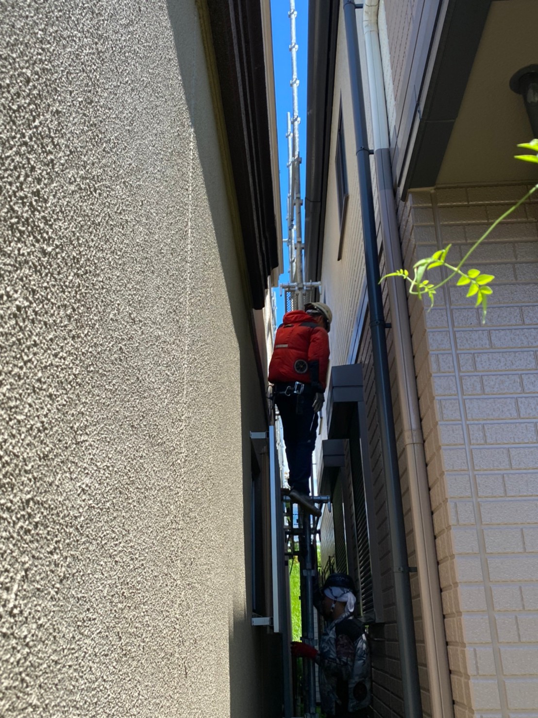 名古屋市北区　外壁塗装足場工事2　イメージ