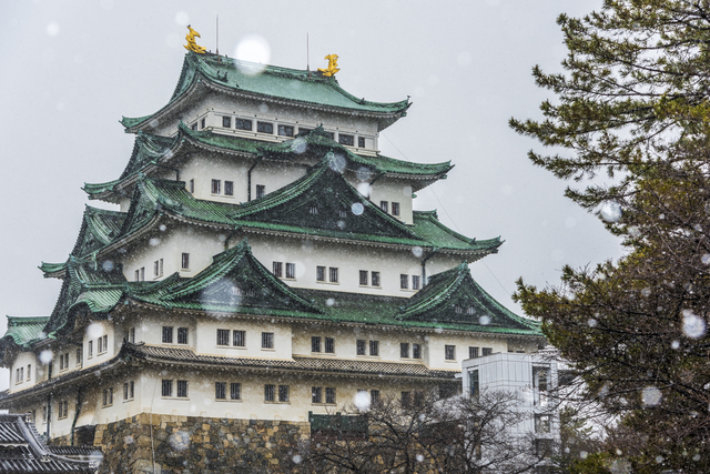 名古屋市内　2月の気候　平均値　外壁塗装　イメージ