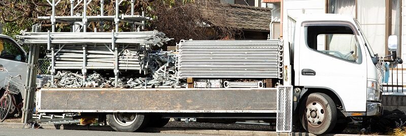 外壁塗装あいさつの目的、工事期間中には工事車両がやってくることを伝える イメージ