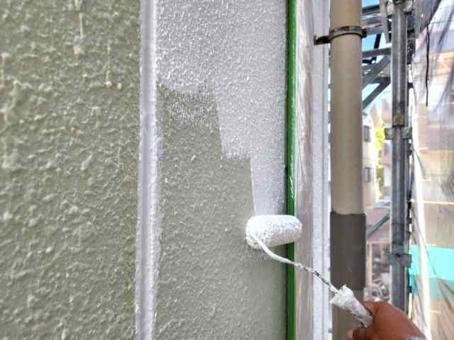 外壁塗装　微弾性フィラーの使用方法　イメージ