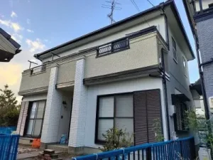 一宮市　洋風モダン住宅　外壁塗装　施工例