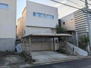 名古屋市天白区シンプルモダン住宅　外壁塗装施工例