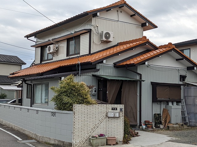 瀬戸市　和風住宅　外壁塗装　施工例