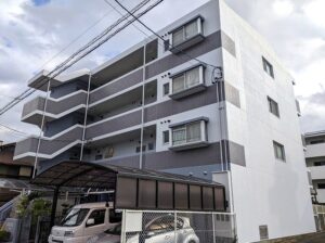 名古屋市北区　賃貸マンション　外壁塗装　施工例