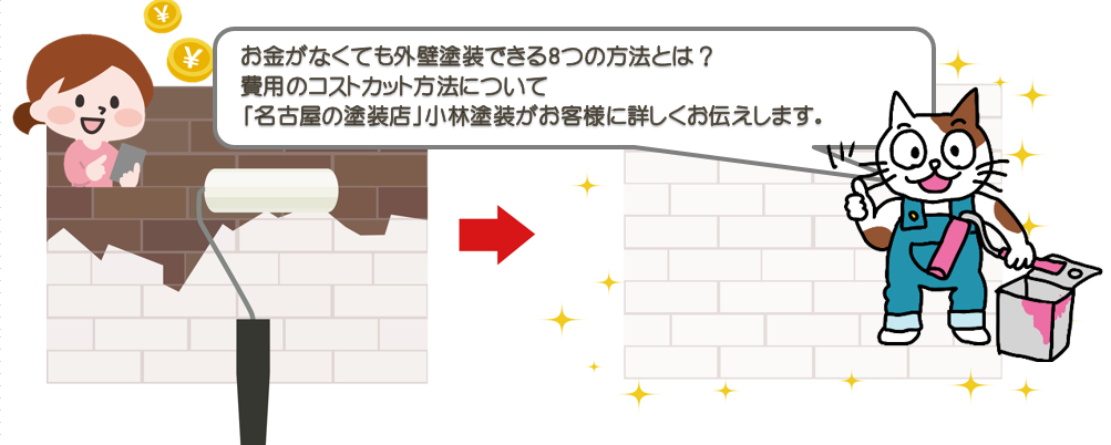 お金がなくても外壁塗装できる8つの方法とは？費用のコストカット方法も紹介