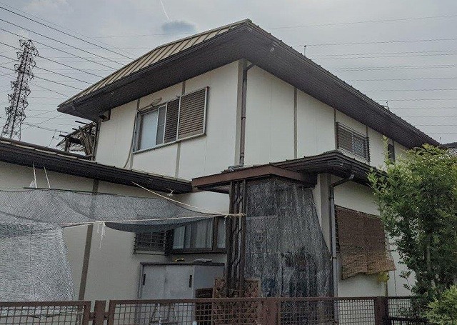 尾張旭市クボタハウス 外壁塗装 施工前