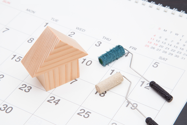 外壁塗料の耐用年数以上の品質保証　イメージ