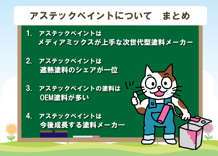 アステックペイントについて まとめ イメージ