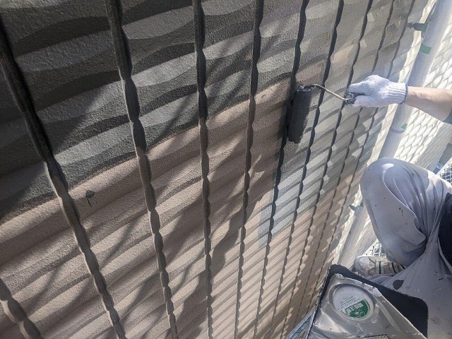 犬山市 旭化成モダン住宅 アクセント外壁塗装 施工例 ダークブラウン イメージ