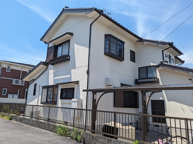 中村区　洋風モダン住宅　外壁塗装　施工後　イメージ