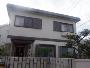 名古屋市北区　セキスイハイムパルフェM3　外壁塗装　施工例