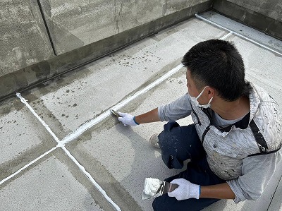 可児市 クリニック 屋上防水塗装 施工例 イメージ