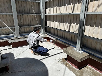 可児市 クリニック 屋上防水塗装 施工例 イメージ