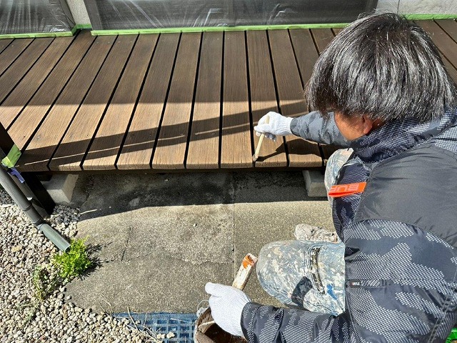 名古屋市緑区 ウッドデッキ塗装 施工例 イメージ