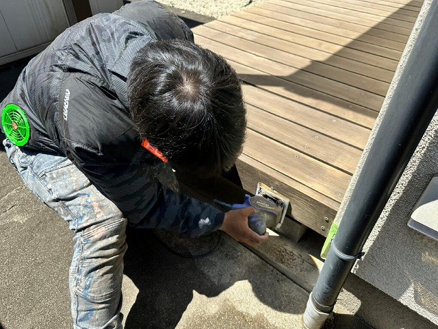 名古屋市緑区 ウッドデッキ塗装 施工例 イメージ