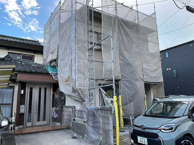 中村区　北欧風住宅　外壁塗装　施工例　イメージ