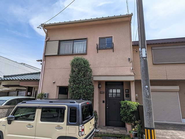 中村区　北欧風住宅　外壁塗装　施工前　イメージ