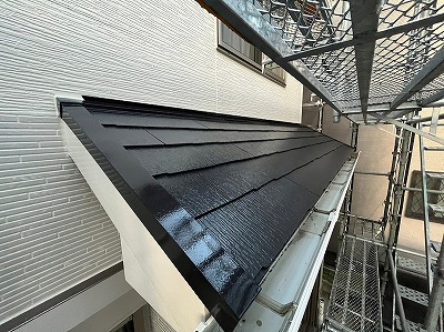 名古屋市東区　モダン住宅　ダブルトーン外壁塗装　施工例　イメージ