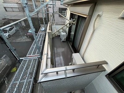 名古屋市東区　モダン住宅　ダブルトーン外壁塗装　施工例　イメージ
