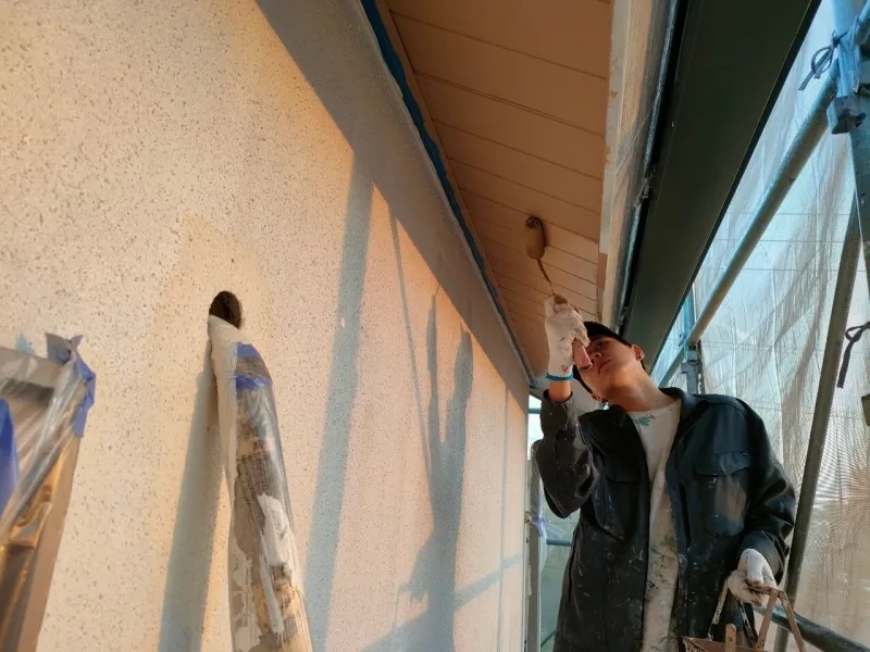 長久手市　住友林業　おしゃれな南欧風住宅　外壁塗装　施工例　イメージ