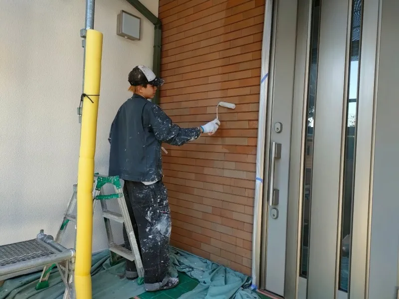 長久手市　住友林業　おしゃれな南欧風住宅　外壁塗装　施工例　イメージ