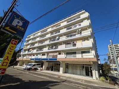 名古屋市東区 賃貸マンション ツートンカラー外壁塗装 施工例 塗装前 イメージ