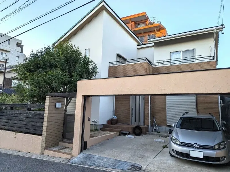 長久手市 住友林業 おしゃれな南欧風住宅 外壁塗装 施工例