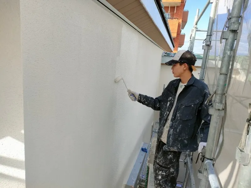 長久手市　住友林業　おしゃれな南欧風住宅　外壁塗装　施工例　イメージ
