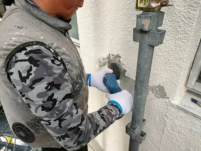 名古屋市東区 賃貸マンション ツートンカラー外壁塗装 施工例 イメージ