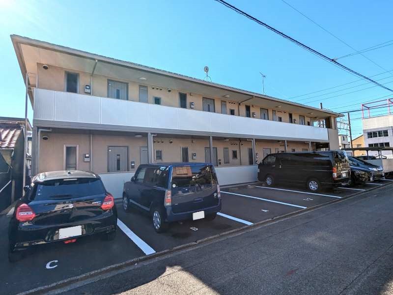 清須市　おしゃれな賃貸アパート　外壁塗装　施工後　イメージ