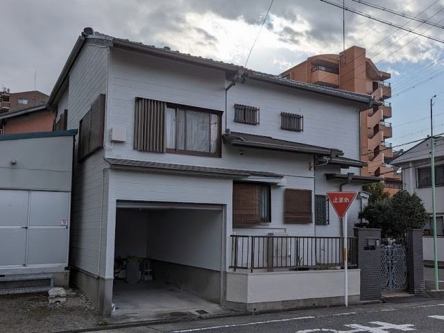 名古屋市中川区 おしゃれな和風住宅 外壁塗装 施工前 イメージ