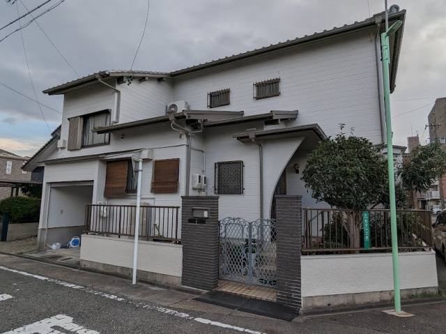 名古屋市中川区 おしゃれな和風住宅 外壁塗装 施工前 イメージ