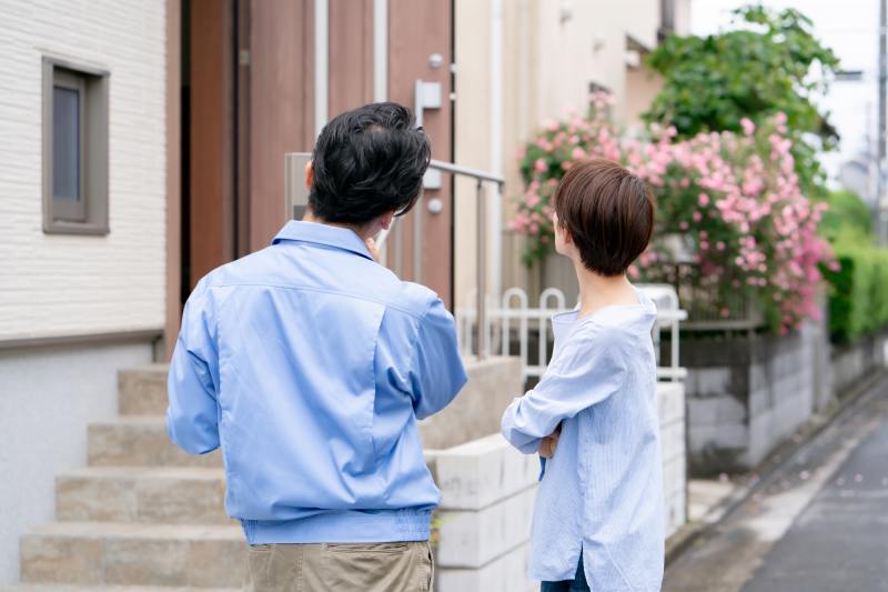 外壁塗装の流れ11.　アフターフォロー　イメージ