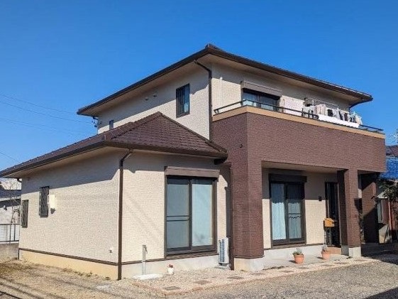 名古屋市守山区 おしゃれなダブルトーン外壁塗装 施工例
