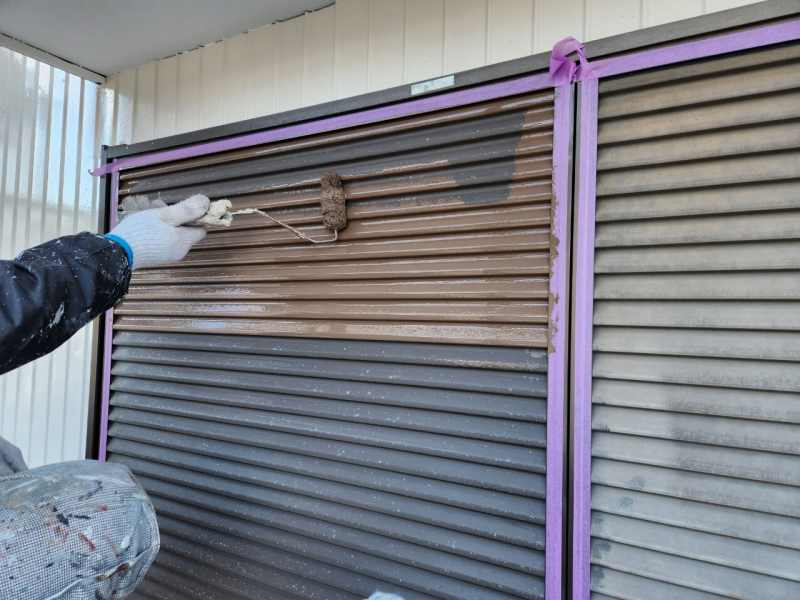 名古屋市北区 賃貸住宅 外壁塗装 施工例 雨戸塗装 イメージ