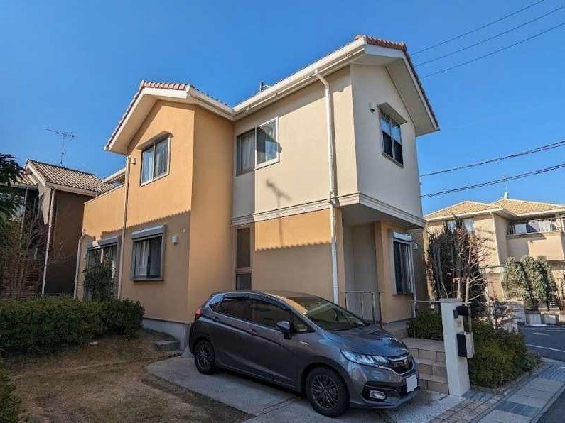 名古屋市守山区　住友林業　ナチュラルモダン住宅　外壁塗装　施工例の写真