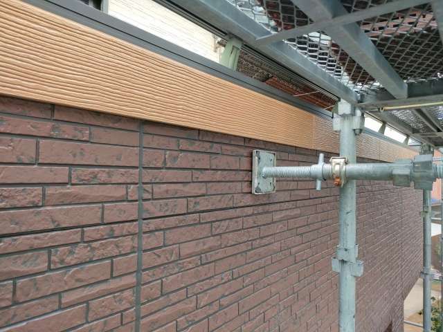 名古屋市守山区　おしゃれなダブルトーン外壁塗装　施工例　胴差、ベランダダブルトーン外壁塗装完成後　イメージ